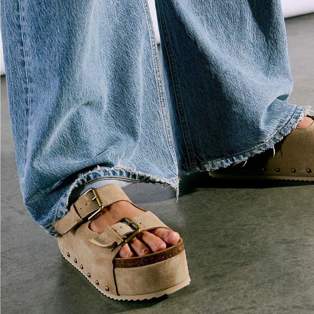 Free People Rule Breaker platform sandal